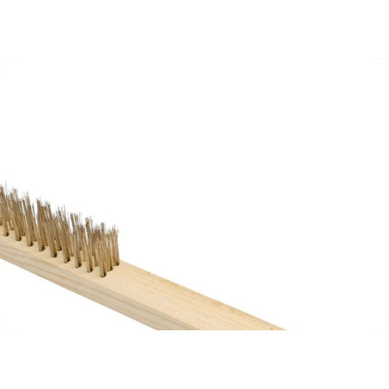 Escova Aco Compel Latonada Madeira Com Cabo 1.2022 - Kit C/12 