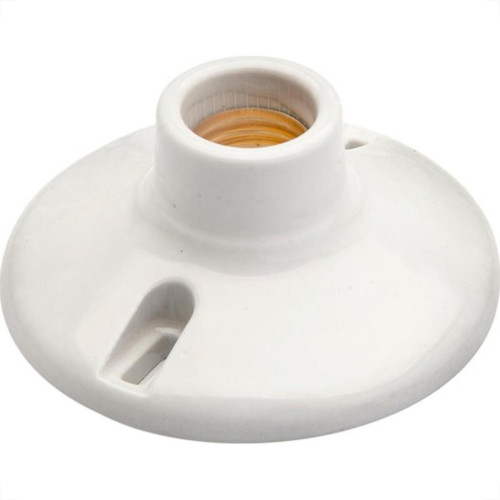 Plafonier Porcelana Brasfort Branco E27 8618 - Kit C/5 Plafonier Porcelana Brasfort Branco E27 8618 - Kit C/5