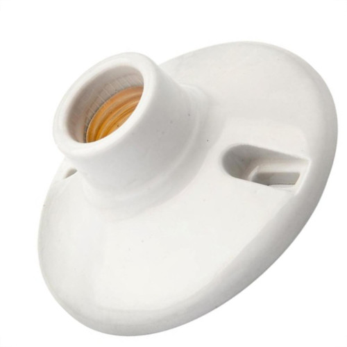 Plafonier Porcelana Brasfort Branco E27 8618 - Kit C/5 Plafonier Porcelana Brasfort Branco E27 8618 - Kit C/5