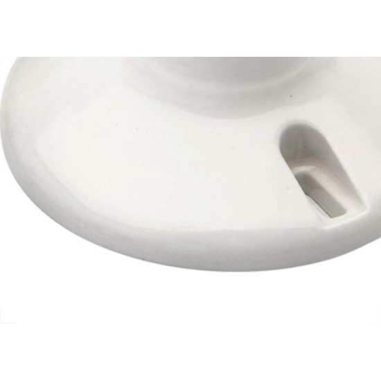 Plafonier Porcelana Brasfort Branco E27 8618 - Kit C/5 Plafonier Porcelana Brasfort Branco E27 8618 - Kit C/5