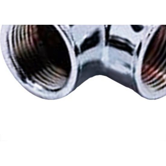 Cotovelo Latao Metais Rei 90X3/4'' Rosca Rosca Cromado 10039 Cotovelo Latao Metais Rei 90X3/4'' Rosca Rosca Cromado 10039