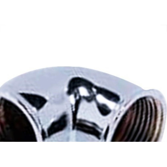 Cotovelo Latao Metais Rei 90X3/4'' Rosca Rosca Cromado 10039 Cotovelo Latao Metais Rei 90X3/4'' Rosca Rosca Cromado 10039