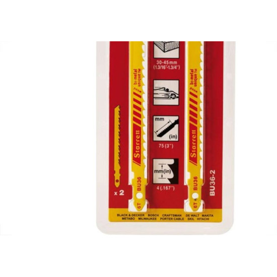 Serra Tico Starrett Madeira 2Pecas Bu36-2 Serra Tico Starrett Madeira 2Pecas Bu36-2