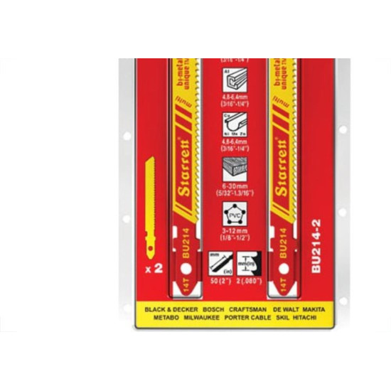 Serra Tico Starrett Multi 2Pecas Bu214-2 Serra Tico Starrett Multi 2Pecas Bu214-2