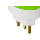 Pino Adaptador (Entrada =3 Redondo/Saida =2 Chato+Redondo) Daneva 10A Branco Dn1630 - Kit C/12 Pino Adaptador (Entrada =3 Redondo/Saida =2 Chato+Redondo) Daneva 10A Branco Dn1630 - Kit C/12