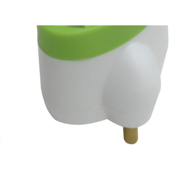 Pino Adaptador (Entrada =2 Chato+Redondo/Saida =3 Redondo) Daneva 15A Branco Dn1633 - Kit C/12 Pino Adaptador (Entrada =2 Chato+Redondo/Saida =3 Redondo) Daneva 15A Branco Dn1633 - Kit C/12