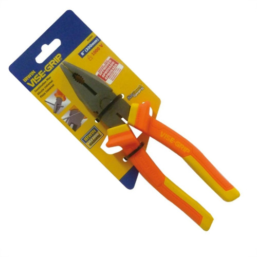 Alicate Universal Profissional Irwin 8''1000V Laranja Iw13981 Alicate Universal Profissional Irwin 8''1000V Laranja Iw13981