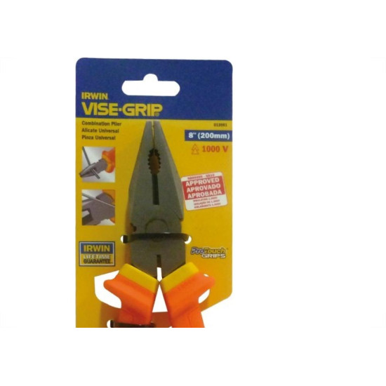Alicate Universal Profissional Irwin 8''1000V Laranja Iw13981 Alicate Universal Profissional Irwin 8''1000V Laranja Iw13981