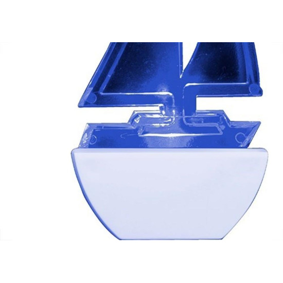 Abajour Noturno Brasfort Led Barco 220V Azul 8653 Abajour Noturno Brasfort Led Barco 220V Azul 8653