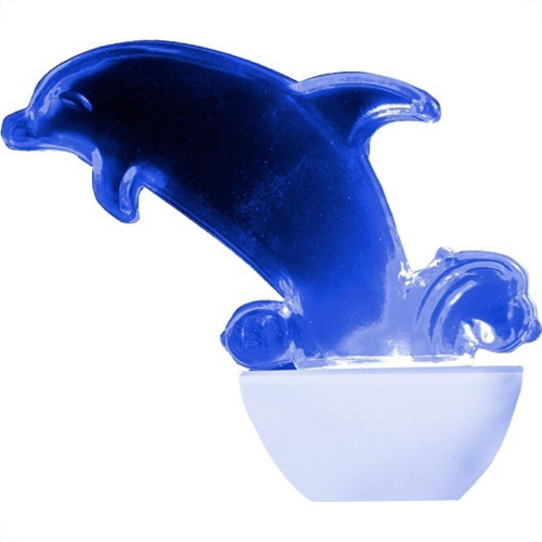 Abajour Noturno Brasfort Led Golfinho 127V Azul 8667 Abajour Noturno Brasfort Led Golfinho 127V Azul 8667