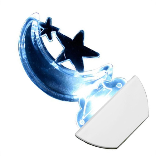 Abajour Noturno Brasfort Led Lua 220V Branco 8684 Abajour Noturno Brasfort Led Lua 220V Branco 8684