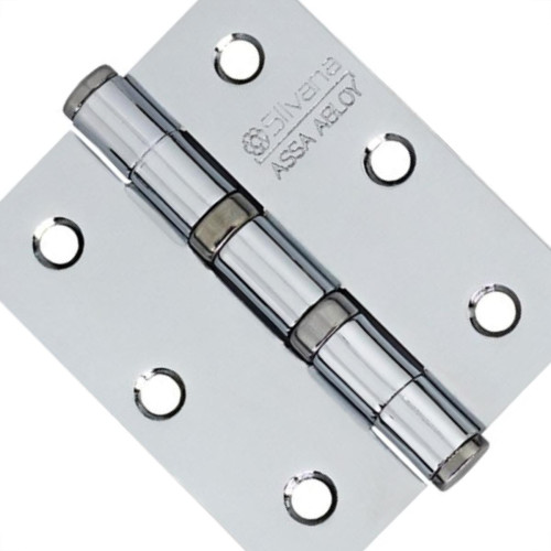 Dobradica Silvana 891 Ferro Cromado 3.1/2X3 Com Rolamento Com 3 Pecas 93843 Dobradica Silvana 891 Ferro Cromado 3.1/2X3 Com Rolamento Com 3 Pecas 93843