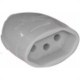 Pino Femea 2 Polos+Terra Daneva 20A Cinza Dn1608 - Kit C/12 Pino Femea 2 Polos+Terra Daneva 20A Cinza Dn1608 - Kit C/12