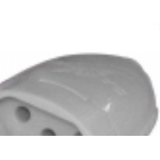 Pino Femea 2 Polos+Terra Daneva 20A Cinza Dn1608 - Kit C/12 Pino Femea 2 Polos+Terra Daneva 20A Cinza Dn1608 - Kit C/12