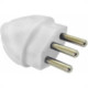Pino Macho 2 Polos+Terra Daneva 20A Branco Dn1616 - Kit C/12 Pino Macho 2 Polos+Terra Daneva 20A Branco Dn1616 - Kit C/12
