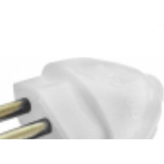 Pino Macho 2 Polos+Terra Daneva 20A Branco Dn1616 - Kit C/12 Pino Macho 2 Polos+Terra Daneva 20A Branco Dn1616 - Kit C/12