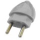 Pino Macho 2 Polos Daneva 10A Cinza Dn1589 - Kit C/12 Pino Macho 2 Polos Daneva 10A Cinza Dn1589 - Kit C/12