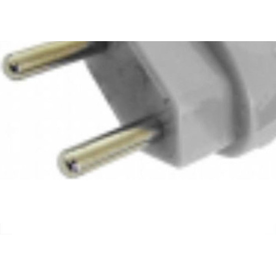 Pino Macho 2 Polos Daneva 10A Cinza Dn1589 - Kit C/12 Pino Macho 2 Polos Daneva 10A Cinza Dn1589 - Kit C/12