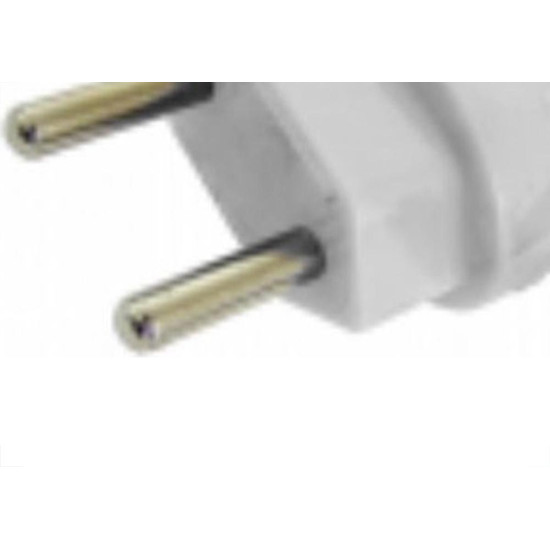 Pino Macho 2 Polos Daneva 20A Branco Dn1615 - Kit C/12 Pino Macho 2 Polos Daneva 20A Branco Dn1615 - Kit C/12
