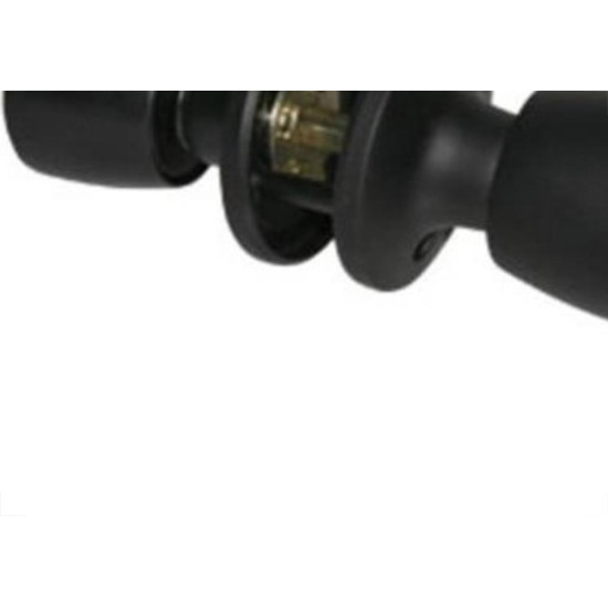 Fechadura Tubular Gold Cilindrica Tf08 Preta Sft050008