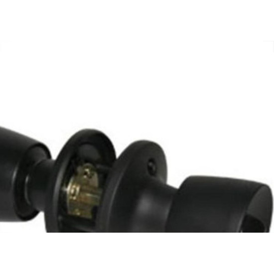 Fechadura Tubular Gold Cilindrica Tf08 Preta Sft050008
