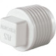 Plug Branco Krona Rr 1'' 295 - Kit C/50 Plug Branco Krona Rr 1'' 295 - Kit C/50