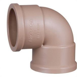 Cotovelo Marrom Krona Liso Liso 110Mm X 90 432