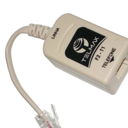 Filtro Protetor Telmax Net Adsl F2T1 Bege 68 Filtro Protetor Telmax Net Adsl F2T1 Bege 68