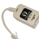 Filtro Protetor Telmax Net Adsl F2T1 Bege 68 Filtro Protetor Telmax Net Adsl F2T1 Bege 68