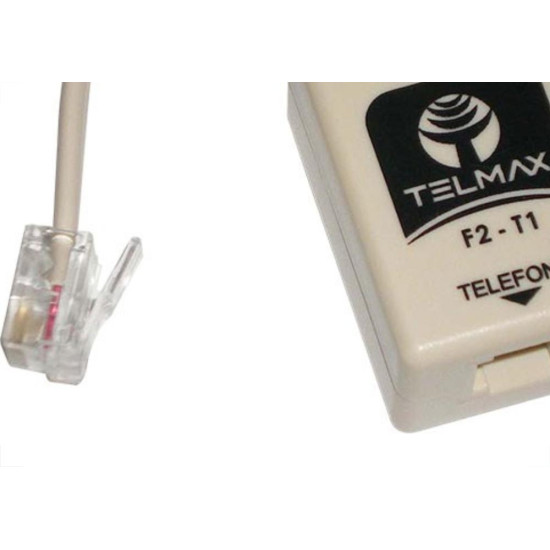Filtro Protetor Telmax Net Adsl F2T1 Bege 68 Filtro Protetor Telmax Net Adsl F2T1 Bege 68