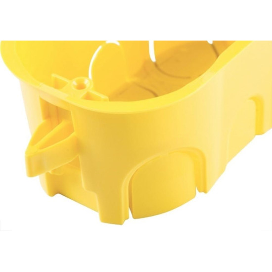 Caixinha Luz Plastica 4X2 Tramontina Amarela Drywal - Kit C/10 Caixinha Luz Plastica 4X2 Tramontina Amarela Drywal - Kit C/10