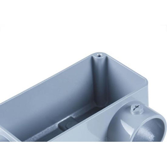 Condulete Tramontina 56104(Ll)Sem Rosca 1.1/2 Com Tampa 56104/315