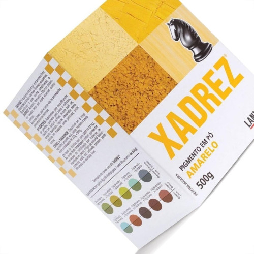 Pigmento Po Xadrez Amarelo 500G 67610 Pigmento Po Xadrez Amarelo 500G 67610