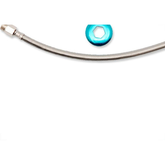 Engate Flexivel Metal Cromado Brasfort Malha Inox 30Cm 7005 Engate Flexivel Metal Cromado Brasfort Malha Inox 30Cm 7005