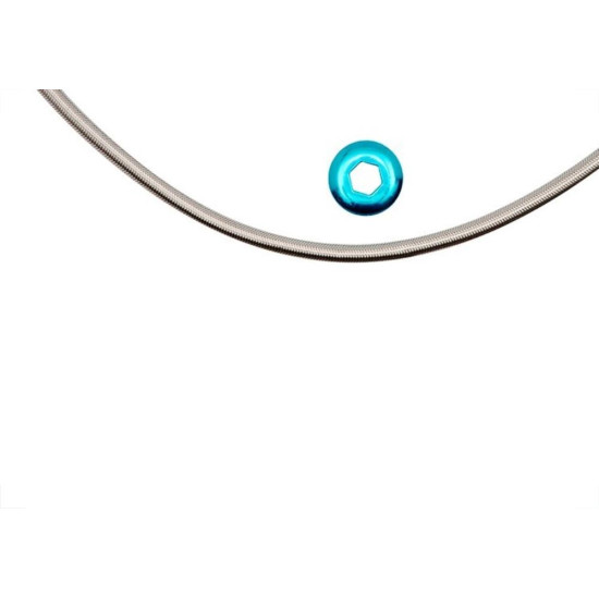 Engate Flexivel Metal Cromado Brasfort Malha Inox 60Cm 7007 Engate Flexivel Metal Cromado Brasfort Malha Inox 60Cm 7007