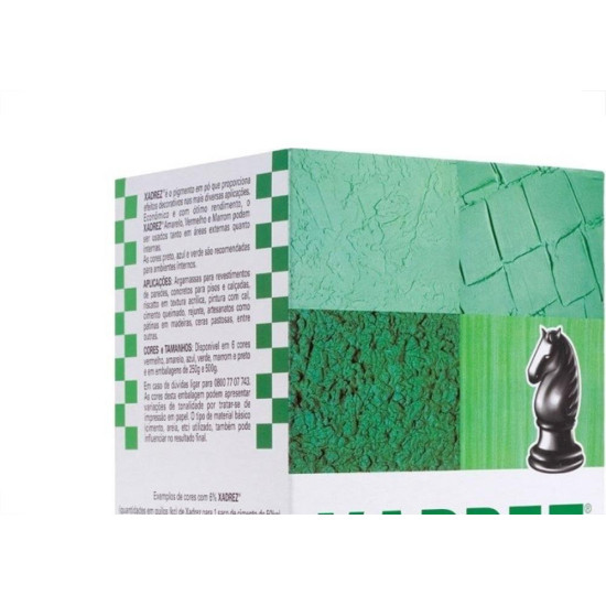 Pigmento Po Xadrez Verde 500G 67792 Pigmento Po Xadrez Verde 500G 67792