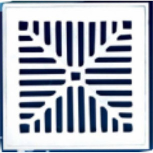 Grelha Aluminio Santa Fe Completa 30X 30 30X30 C