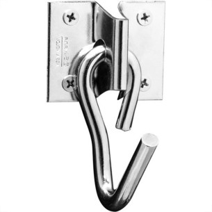 Gancho Rede Silvana Parafusar Par 91150 - Kit C/12 