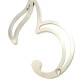 Numero Colonial Zamac Cromado Silvana 3 95585 Numero Colonial Zamac Cromado Silvana 3 95585