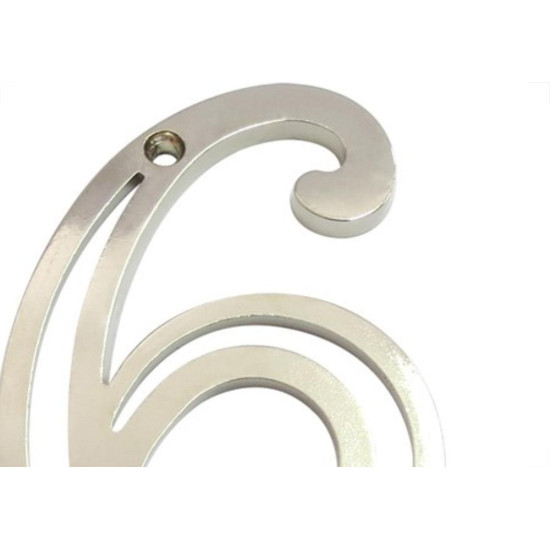 Numero Colonial Zamac Cromado Silvana 6 95585 Numero Colonial Zamac Cromado Silvana 6 95585