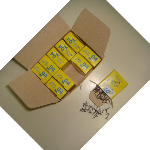 Tachinha Detack Polida 12 Com 10 Caixinhas Com 100Pecas Tac-Fr16Mm Tachinha Detack Polida 12 Com 10 Caixinhas Com 100Pecas Tac-Fr16Mm