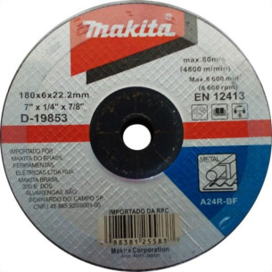 Disco Desbaste Makita Ferro 7 X 1/4 X 7/8 D-19853-5