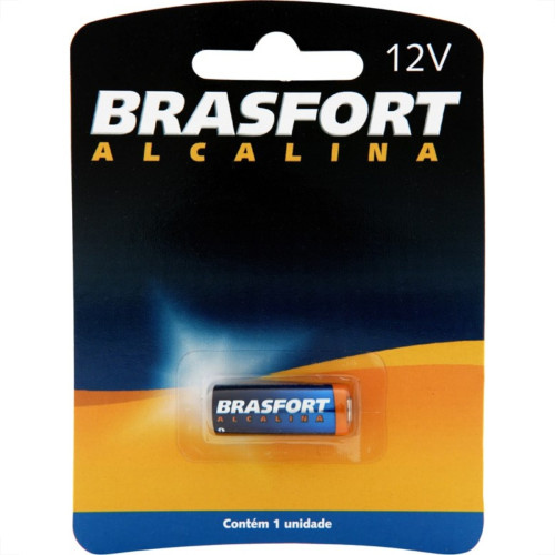 Pilha Brasfort Alcalina Mn21 12V Cartela 6305 - Kit C/5  Pilha Brasfort Alcalina Mn21 12V Cartela 6305 - Kit C/5