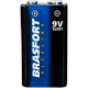 Pilha Brasfort Alcalina Bateria 09V Cartela Com 1 Peca 6304