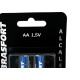 Pilha Brasfort Alcalina Pequena ''Aa'' Cartela 2 Pecas 6301 Pilha Brasfort Alcalina Pequena ''Aa'' Cartela 2 Pecas 6301