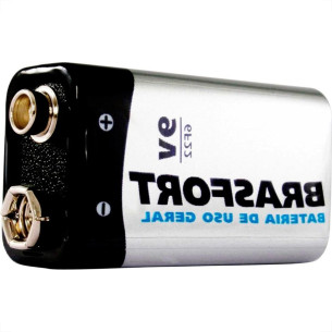 Pilha Brasfort Bateria 09V Com 1 Peca 6312