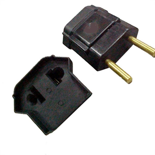 Pino Adaptador (Entrada =2 Redondo/Saida =2 Universal) Fernik Preto 508-1-1 - Kit C/20 Pino Adaptador (Entrada =2 Redondo/Saida =2 Universal) Fernik Preto 508-1-1 - Kit C/20