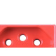 Modulo Tramontina Lux Tomada 20A Vermelho 