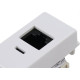 Modulo Tramontina Lux Tomada Rj45 Modulo Tramontina Lux Tomada Rj45