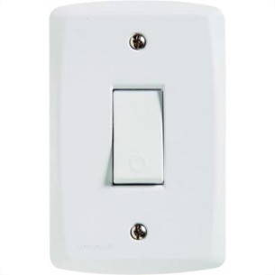 Conjunto Tramontina Lux 4X2 Branco Com Placa (1 Simples) 